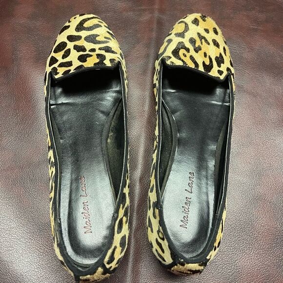 Maiden Lane‎ leopard print flats, size 7 1/2 - Picture 2 of 16
